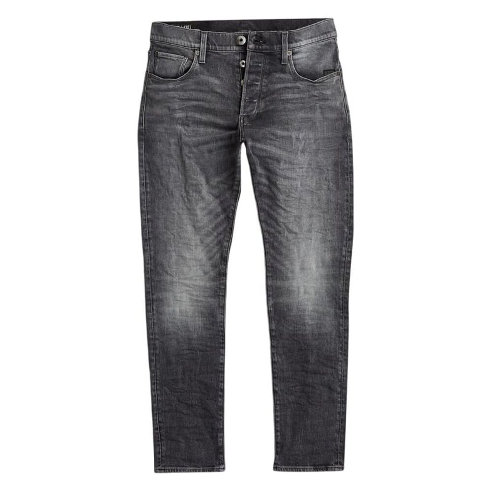 G-Star Mens Denim Tapered Jeans / Gray